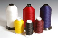 Thread, Kevlar®, black, 0.18mm diameter, size D, 15-pound test